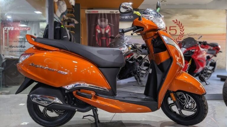 TVS Jupiter scooter stole the show with its stylish look and great mileage, these features at an affordable price!